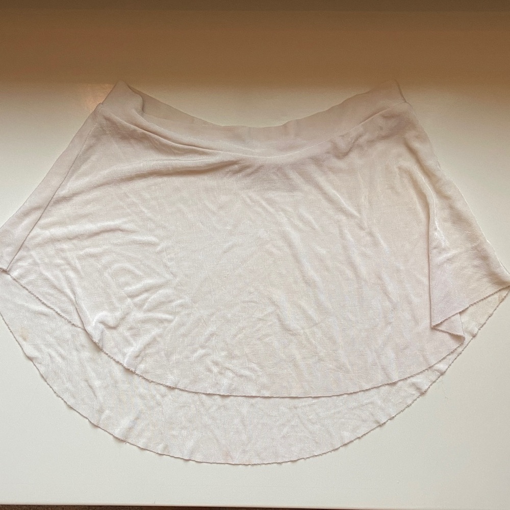 Bulletpointe white ballet skirt size extra small